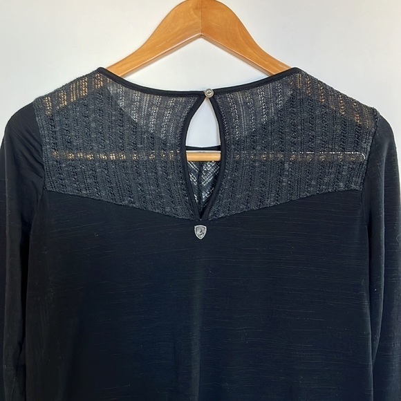 Kuhl Sonia Lace Front Long Sleeve Top Size Small - Picture 6 of 10